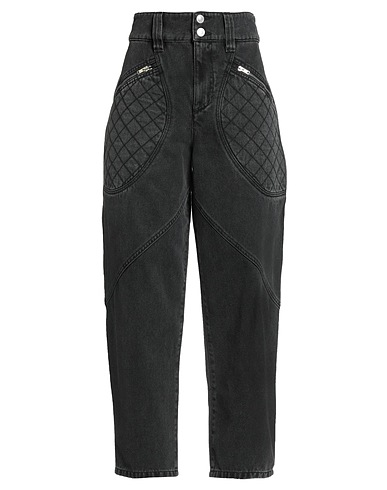 ISABEL MARANT Denim pants Black 100% Cotton