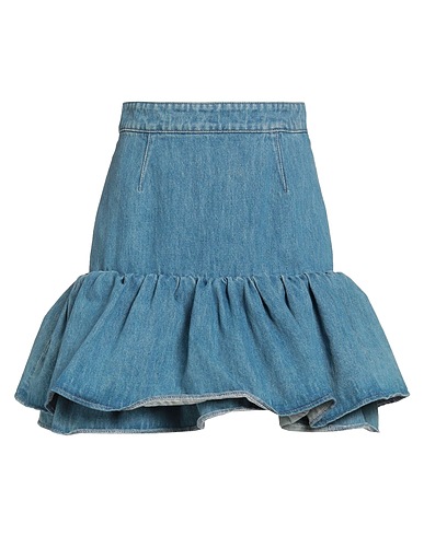 PATOU Denim skirt Blue 92% Cotton, 8% Polyester