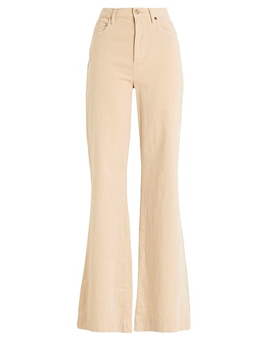 7 FOR ALL MANKIND BOTTOMWEAR Cream 54% Cotton, 35% Modal, 8% Elastomultiester, 3% Elastane