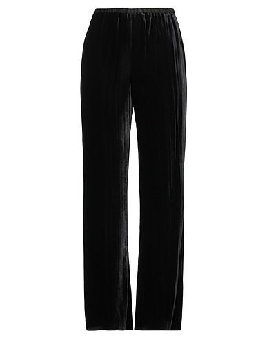 FORTE_FORTE Casual pants Black 73% Viscose, 27% Polyamide