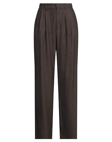 OVAL SQUARE Casual pants Chocolate brown 64% Recycled polyester, 34% Viscose, 2% Elastane