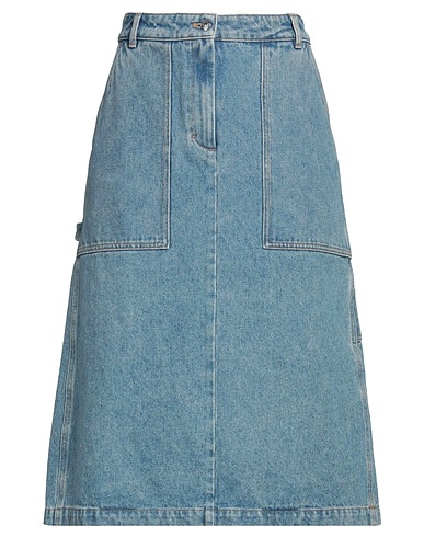 MAISON KITSUNÉ デニムスカート ブルー コットン 100%