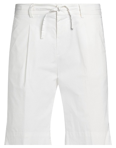 MANUEL RITZ Shorts & Bermudas Weiß 97% Baumwolle, 3% Elastan