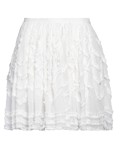 TED BAKER Mini-jupe Blanc 100% Polyester