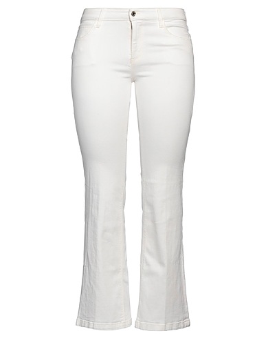 GUESS Bootcut Jeans White 98% Cotton, 2% Elastane