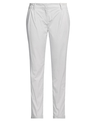 TRU TRUSSARDI Casual pants Light grey 98% Cotton, 2% Elastane