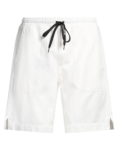 ICE PLAY Shorts & Bermuda White 64% Cotton, 36% Linen