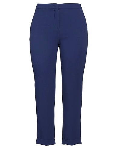 ETRO Casual pants Blue 98% Wool, 2% Elastane