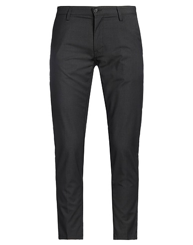 TRUSSARDI Casual trouser Charcoal 65% Polyester, 35% Viscose