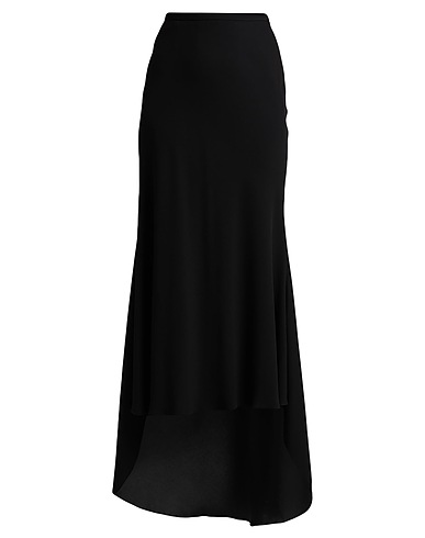 PHILOSOPHY di LORENZO SERAFINI Maxi Skirts Black 73% Triacetate, 27% Polyester