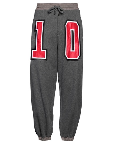 DOLCE&GABBANA Casual trouser Grey 90% Cotton, 5% Polyester, 5% Polyamide