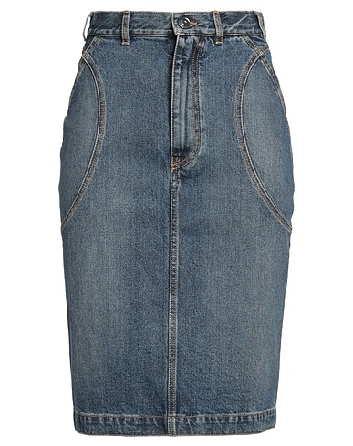 ALAÏA Denim skirt Blue 100% Cotton