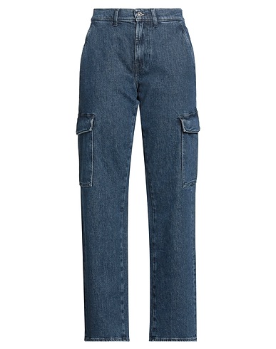 7 FOR ALL MANKIND Denim trousers Blue 99% Cotton, 1% Elastane