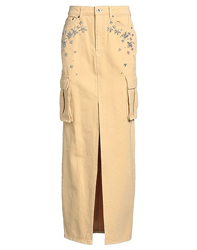 SELF-PORTRAIT Denim skirt 100% Cotton