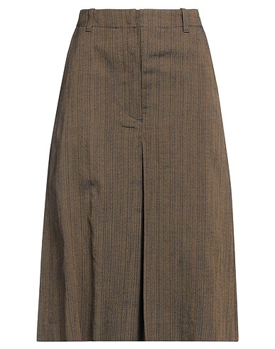 DRIES VAN NOTEN Midi skirt 54% Cotton, 24% Acetate, 19% Silk, 3% Polyamide