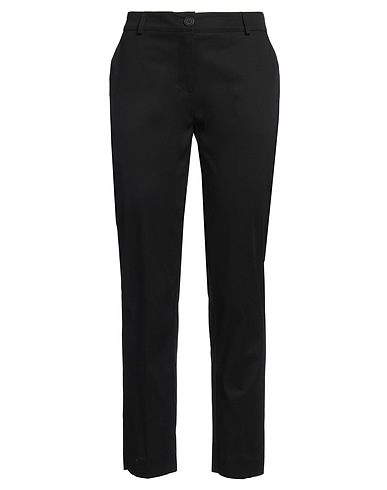 Z.O.E. ZONE OF EMBROIDERED Casual trouser Black 97% Cotton, 3% Elastane