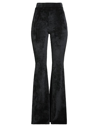GCDS Casual trouser Black 92% Polyester, 8% Elastane