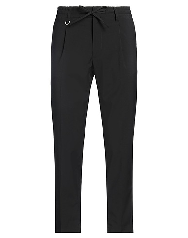 PAOLO PECORA Hosen Schwarz 54% Polyester, 44% Wolle, 2% Elastan