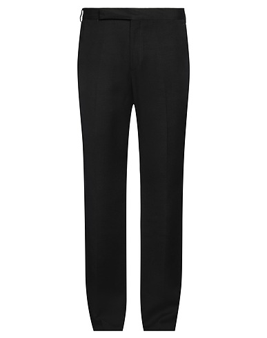 LARDINI Casual pants Black 98% Viscose, 2% Silk