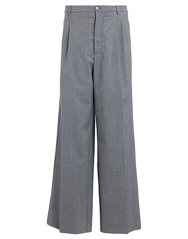 AMARANTO パンツ 鉛色 ポリエステル 54% / バージンウール 44% / ポリウレタン 2% / レーヨン
