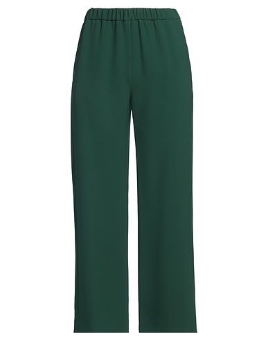 BLUE BROTHERS Casual trouser Green 91% Polyester, 9% Elastane