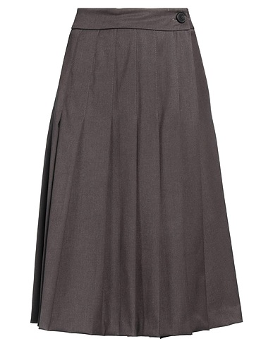 VICOLO ミディ丈スカート 鉛色 ポリエステル 62% / レーヨン 35% / ポリウレタン 3%