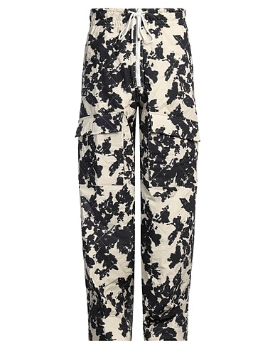 DRIES VAN NOTEN Casual pants Beige 76% Cotton, 23% Polyester, 1% Polyamide