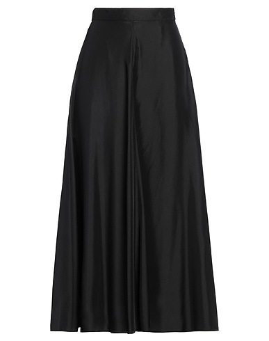 FORTE_FORTE Long skirt Black 100% Silk