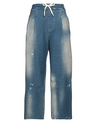 A PAPER KID Denim trousers Blue 100% Cotton