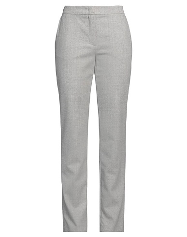 ESCADA Casual pants Light grey 98% Virgin Wool, 2% Elastane