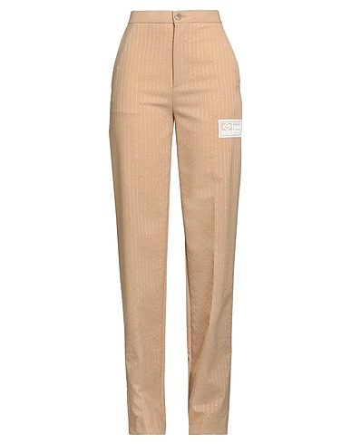 GCDS Casual pants Camel 59% Polyester, 39% Virgin Wool, 2% Elastane