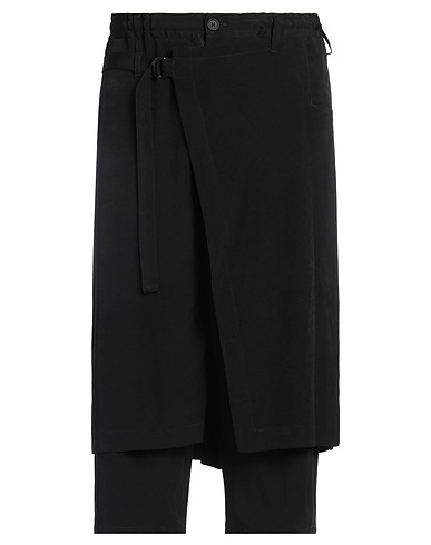 YOHJI YAMAMOTO POUR HOMME Casual trouser Black 57% Triacetate, 43% Polyester