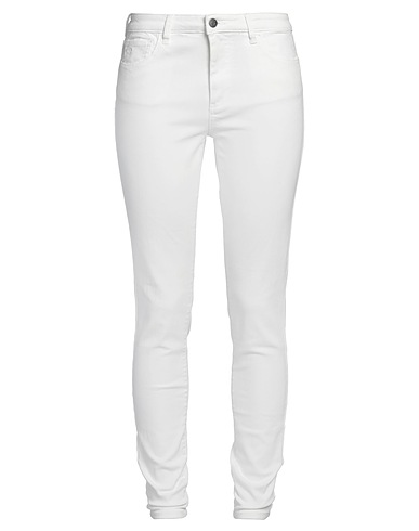 ARMANI EXCHANGE Denim pants White 92% Cotton, 5% Elastomultiester, 3% Elastane