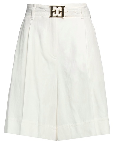 ESCADA SPORT Shorts & Bermuda White 56% Acetate, 44% Linen
