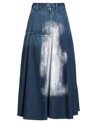 Y'S YOHJI YAMAMOTO Denim skirt Blue 100% Cotton