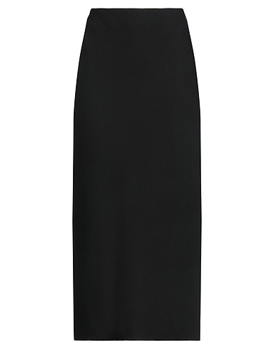 GIORGIO ARMANI Midi skirt Black 98% Virgin Wool, 2% Elastane
