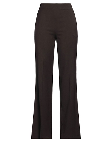 TWINSET Casual trouser Brown 58% Polyester, 21% Wool, 17% Viscose, 4% Elastane