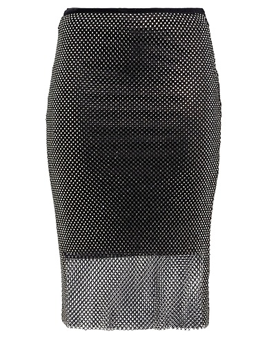 SPORTMAX Midi skirt Black 97% Polyester, 3% Elastane
