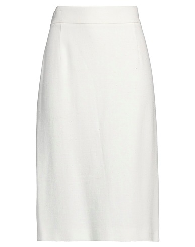 ESCADA Midi skirt Ivory 95% Viscose, 5% Silk