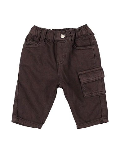 EMPORIO ARMANI Casual trouser Dark brown 100% Cotton