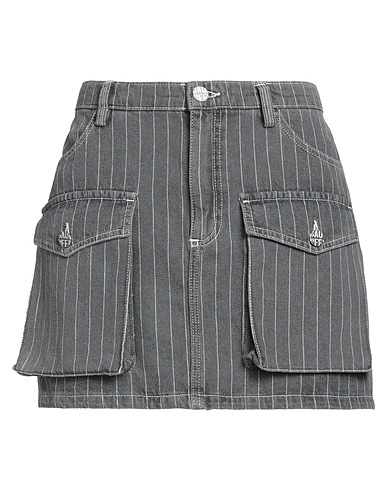 BAUM UND PFERDGARTEN Denim skirt Grey 100% Organic cotton