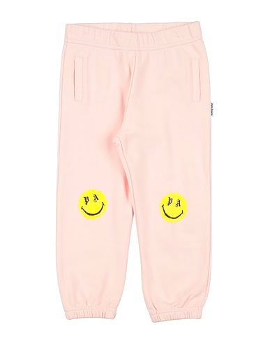 PALM ANGELS Casual trouser & SMILEY Light pink 100% Cotton