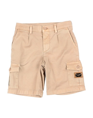 DOLCE&GABBANA Shorts & Bermudas Sand 98% Baumwolle, 2% Elastan, Polyester, Zamaklegierung