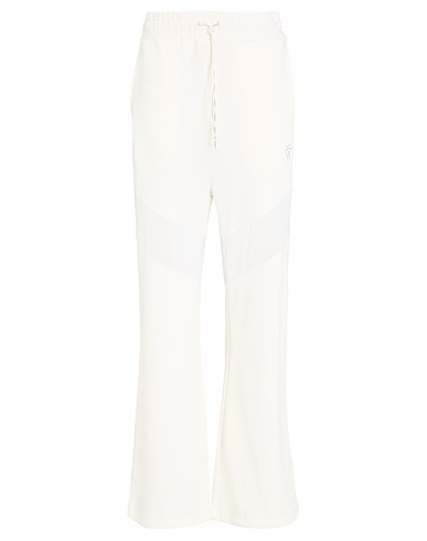 PINKO Casual pants Ivory 100% Cotton, Polyester, Glass