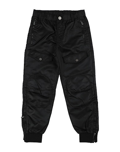 MOSCHINO KID Casual trouser Black 100% Polyamide, Polyester, Elastane