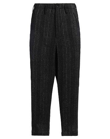 YOHJI YAMAMOTO POUR HOMME Casual trouser Black 54% Cotton, 46% Linen