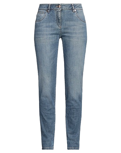 BRUNELLO CUCINELLI Denim trousers Blue 97% Cotton, 3% Elastane