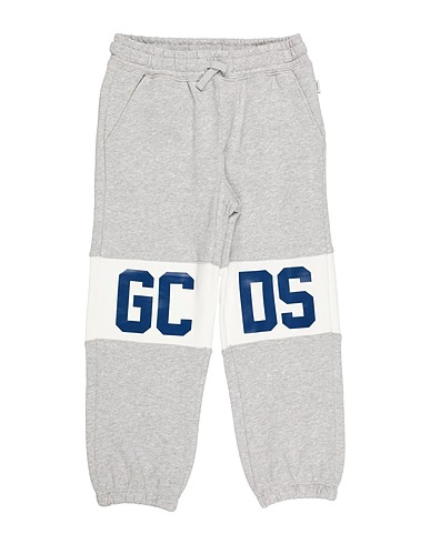GCDS MINI Casual pants Light grey 100% Cotton