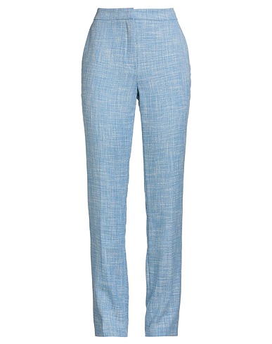 ESCADA Casual pants Azure 59% Virgin Wool, 20% Cotton, 15% Silk, 6% Linen