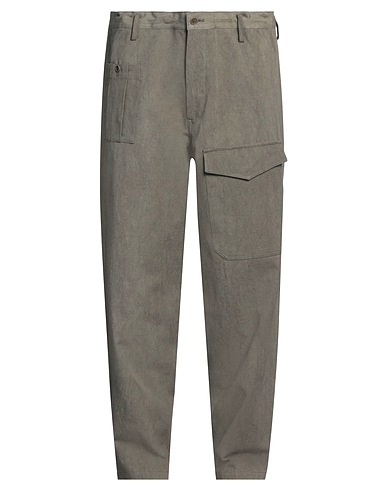 Y'S FOR MEN BOTTOMWEAR Grey 90% Cotton, 10% Linen